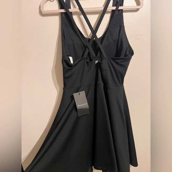 Fabletics Elegant Black Sleeveless Mini Dress - Picture 6 of 9